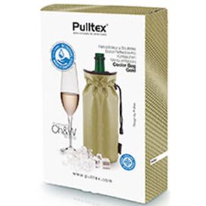 Pulltex Bolsa Frio Vino Y Espumante Dorado