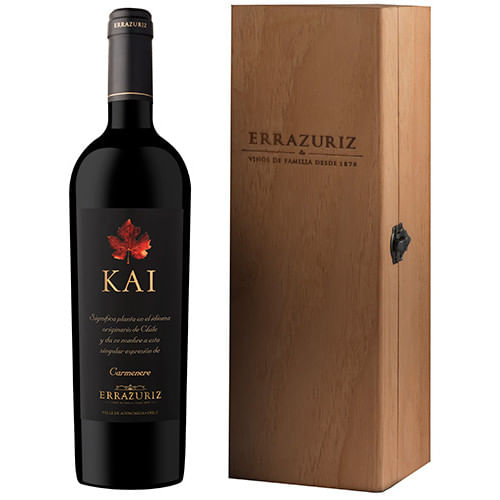 Errazuriz-Kai-Carmenere-2021-En-Caja-De-Madera