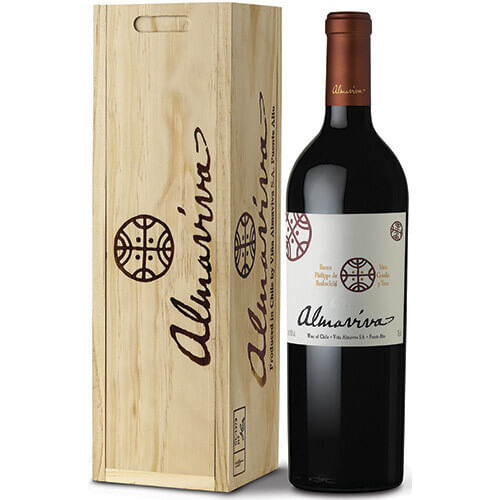 Almaviva Ensamblaje Tinto 2023 En Caja De Madera