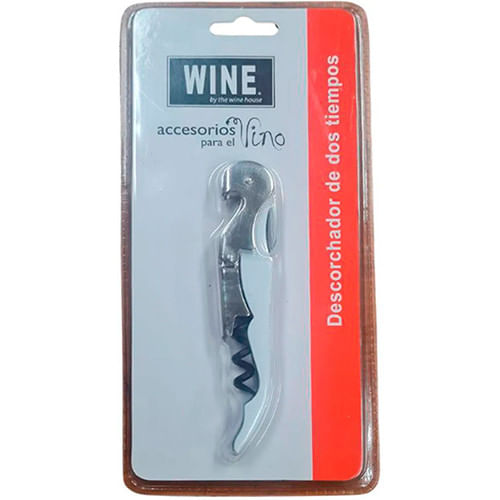 Wine Blister Descorchador 2 Tiempos Blanco