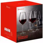 Spiegelau Set 4 Copas Salute Burgundy